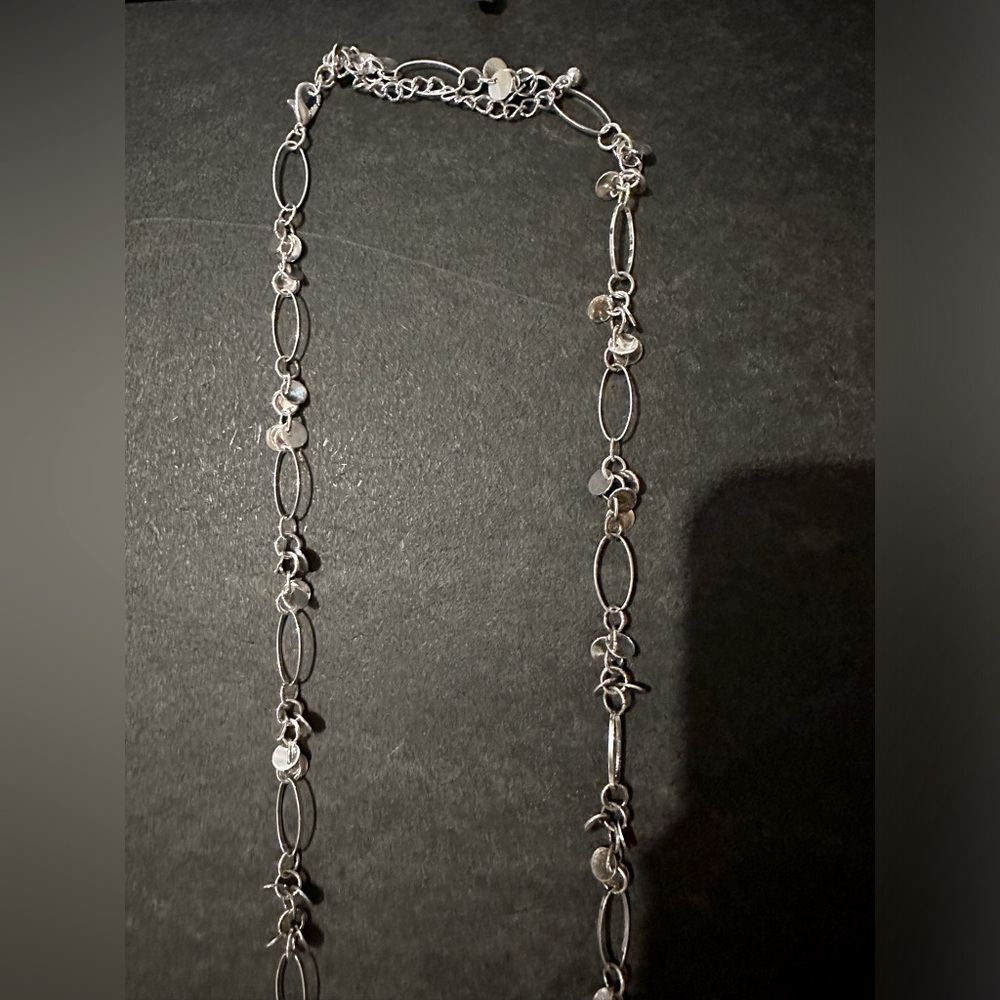 Stylish Silver Necklace - Picture 2 of 4
